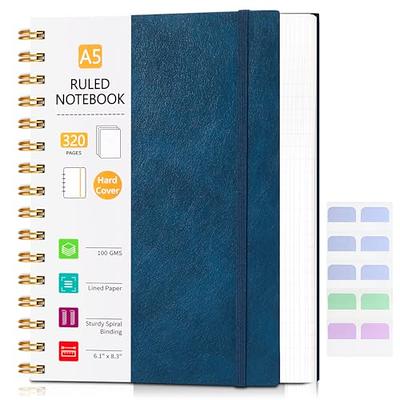 Notebook - 3 Pack A5 Lined Journal Notebooks, 8.3'' x 6'' Spiral Notebook,  Journal Notebook with Thick Paper, Classic College Ruled Notebooks for  Office, School Supplies - Yahoo Shopping