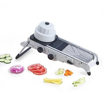 Vasta Veggie & Fruit Sheet Slicer, Stainless Steel Blade, 2 Attachements