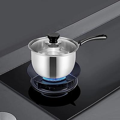 figatia Milk Pan Soup Pot Sauce Pan Milk Pot Multifunctional Thick Small  Saucepan Saucepan for Gas Stove Camping Cooking RV Travel, Silver, 20cm -  Yahoo Shopping