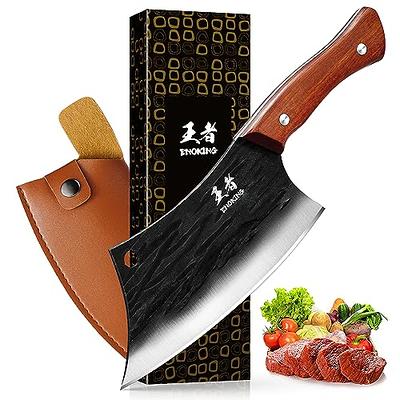 Huusk Chef Knife Japan Kitchen Hand Forged Stainless Steel 6.3 Long Wood  Handle