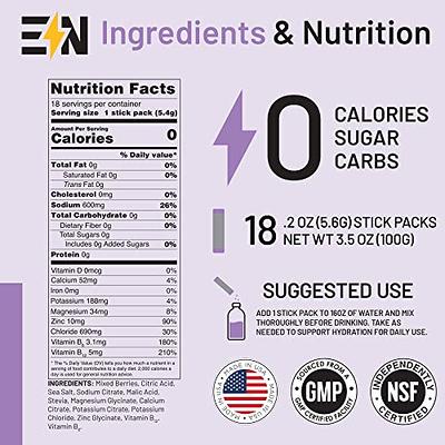  NewTrition Hydration Drink Electrolyte Powder Packets, Dehydration Relief, Non-GMO