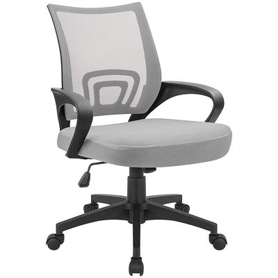 Office Chair with adjustable Height and Lumbar Support, Black Color