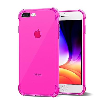 Anuck iPhone 8 Plus Case, iPhone 7 Plus Case, Soft Silicone Gel Rubber  Bumper Case Microfiber Lining Hard Shell Shockproof Full-Body Protective  Case