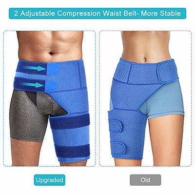  Vive Hip and Groin Brace - Sciatica Brace - Bursitis Hip Pain  Relief for Women and Men - Hip Flexor Compression Wrap Support - Thigh,  Hamstring Recovery for Joints, Nerve Pulled