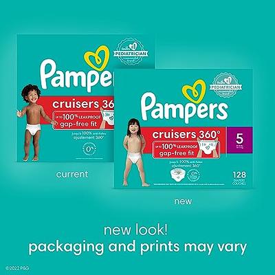 Pampers Cruisers 360 Diapers - Size 3, 136 Count, Pull-On Disposable Baby  Diapers, Gap-Free Fit