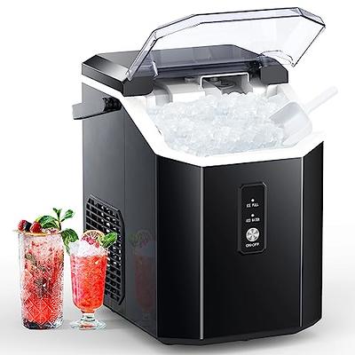 COWSAR Nugget Ice Maker, Countertop Ice Maker Nugget, Portable Ice Machine  with Self-Cleaning, 34Lbs/Day, Ice Makers Countertop with Handle, Ice Scoop  and Basket for Home Office Party, Black - Yahoo Shopping