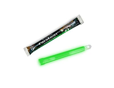 Cyalume Military Grade Green Glow Sticks - Premium Bright 6” ChemLight  Emergency Glow Sticks with 12 Hour Duration (Bulk Pack of 10 Chem Lights) -  Yahoo Shopping