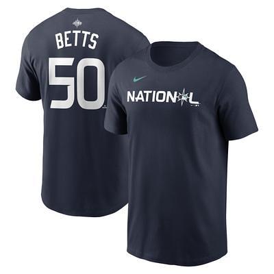 Mookie Betts National League 2023 All-Star Game Men's Nike MLB Elite Jersey.