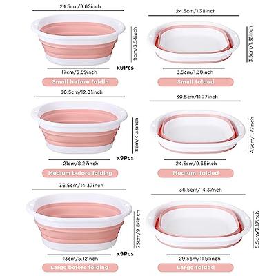 Collapsible Dish Tub, Portable Folding Washing Basin - Small