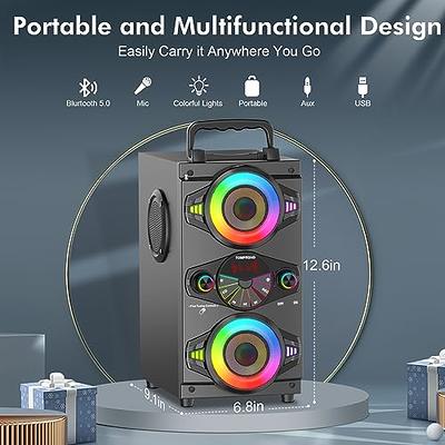 Bluetooth Speakers, 60W Portable Wireless Loud Outdoor Home Party