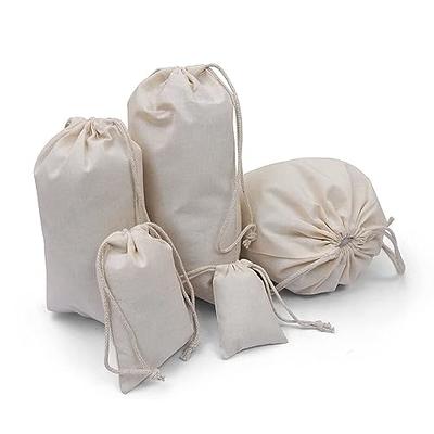 3 x 5 Muslin Bags with Cotton Drawstring (12 PK)