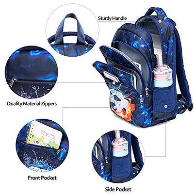 LEDAOU Lunch Backpack Kids Backpacks with Lunch Compartment Boys Girls  Bookbag Insulated Lunch Bag for Preschool Elementary (Rainbow Blue) - Yahoo  Shopping