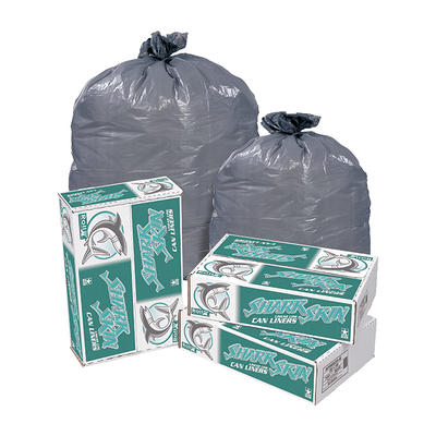 Lavex Hercules 56 Gallon 2 Mil 44 x 55 Low Density Heavy-Duty Clear Can  Liner / Trash Bag - 50/Case