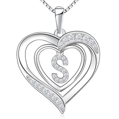 LOUISA SECRET Birthstone Heart Necklaces for Women, 18k Gold Plated and 925  Sterling Silver Infinity Forever Love Pendant Necklaces, Birthday  Anniversary Jewelry Gift for Her Mama Wife Mom - Yahoo Shopping