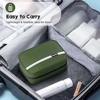 Mens Toiletry Bag Small Travel Dopp Kit Water-resistant Shaving Case  Portable