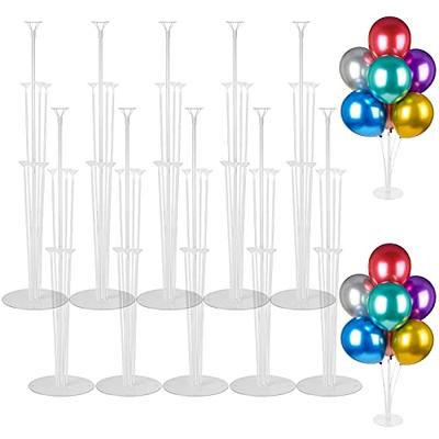 Voircoloria 10 Sets Balloon Stand Kits, Balloon Sticks Holders with Base  for Table Graduation Birthday Baby Shower Gender Reveal Party Decorations -  Yahoo Shopping