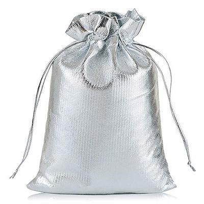 Silver Gift Bags Drawstring 100pcs, 5x7cm Jewelry Pouches Organza Pouch Bag  Party Favor Goody Bags for Wedding Birthday Christmas Candy Bar - Yahoo  Shopping