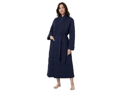 LDCHNH Women's Long Cotton Hooded Bathrobe Plus Size Thick Bathrobe Spa  Nightgown Bridal Gown Men's Gown (Color : D, Size : 3X-Large)