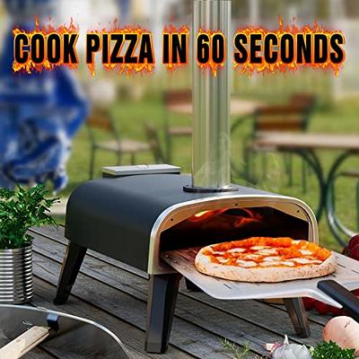 Hanover Portable Wood Fired Pizza Oven in Stainless Steel