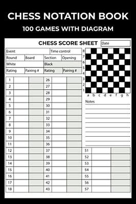 Chess Tactics Journal: To Track the Chess Game by Media, Log