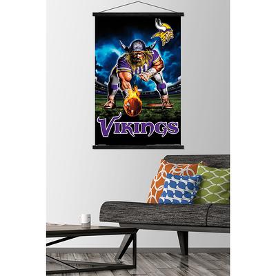 Trends International NFL Dallas Cowboys - End Zone 17 Framed Wall Poster Prints Black Framed Version 22.375 x 34