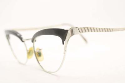 zeroUV - Super Cat Eye Glasses Vintage Inspired Mod Fashion Clear Lens Eyewear (Black)