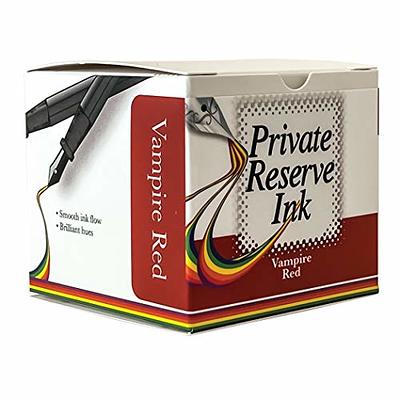 Private Reserve 60ml Pearlescent Ink Bottle - Pearlescent Red-Silver