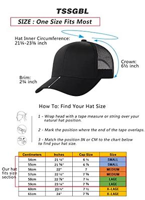 Blank Trucker Hat Snapback Baseball Caps Adjustable Mesh Back Ball Caps for  Men Women