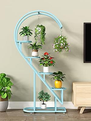 Plant Stand Indoor Outdoor 15 Tier Tall Wood Plant Shelf Large