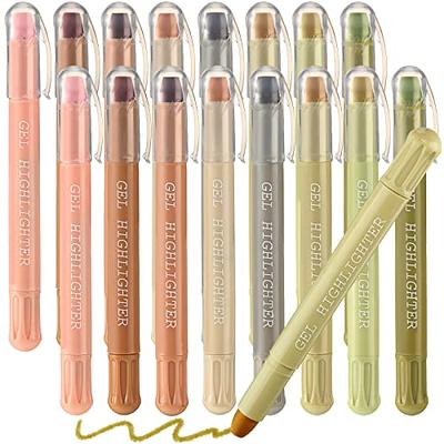 Aesthetic Cute Highlighters Assorted Colors, Bible Highlighters and Pens No  Bleed, Mild Soft Chisel Tip Pastel Highlighters Marker Pens for Journaling Note  Taking School Stationary Supplies 