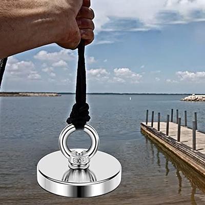 Fishing Magnet Kit with Rope, Fishing Magnets 700 LBS Pulling