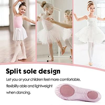 TIEJIAN Ballet Shoes for Girls, Satin Girls Ballet Slippers for Girls,  Practice Toddler Ballet Shoes(Toddler/Little/Big Kid) Pink - Yahoo Shopping