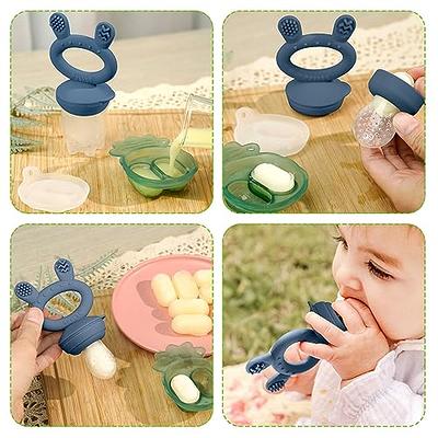 Baby Breastmilk Popsicle Molds with Baby Fruit Feeder Pacifier - btrfe Baby  Silicone Nibble Freezer Tray Food Storage Containers for Toddler Teething &  Infant Self Feeding, Blue - Yahoo Shopping