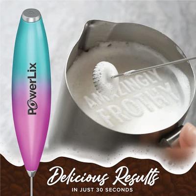 Zulay Kitchen Milk Frother OG with Stand - Unicorn White