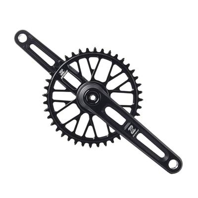 BOLANY 170mm Bike Crankset 34T/36T Hollow Integrated 104BCD Single