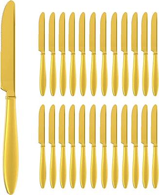 Disposable Gold Plastic Forks 200 Pcs - Heavy Duty Gold Plastic