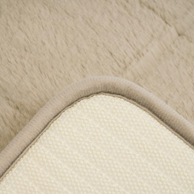 2 PC Memory Foam Bath Mat Set by Lavish Home Taupe