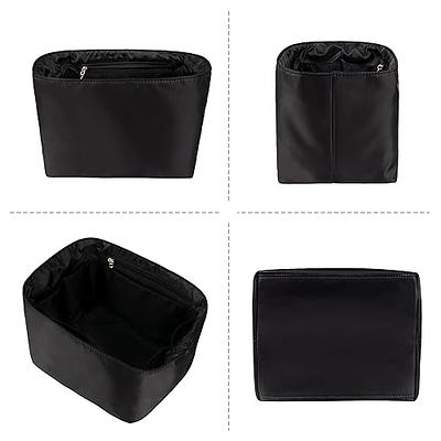 HyFanStr Purse Organizer Insert with Zipped Top for Tote Bag, Handbag Shaper with 13 Pockets