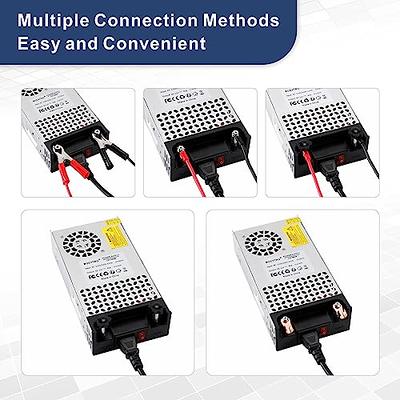 12V 10A DC Universal Regulated Switching Power Supply (SMPS) 120W AC 110V /  220V to DC 12V 10amp for CCTV, Radio, Computer Project, LED Strip Lights