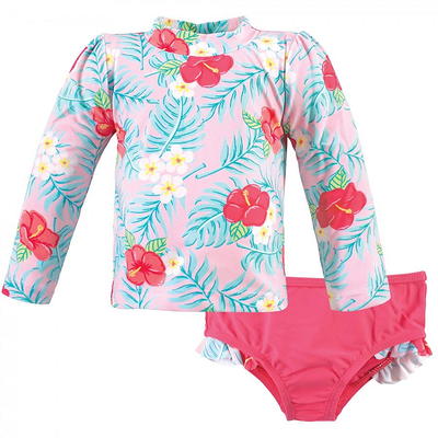 Splash About Girl's Happy Nappy Swimsuit with Swim Diaper, Dragonfly, 3-8  Months 