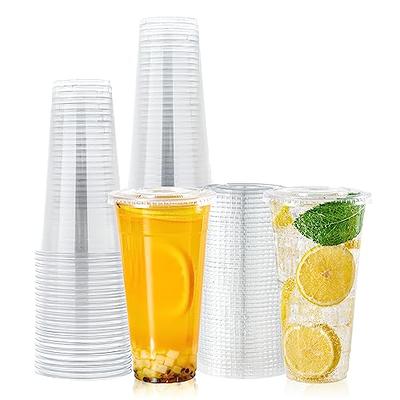 Lilymicky [100 Sets 12 oz Clear Plastic Cups With Dome Lids, Disposable  Plastic Drinking Cups, 12 oz…See more Lilymicky [100 Sets 12 oz Clear  Plastic