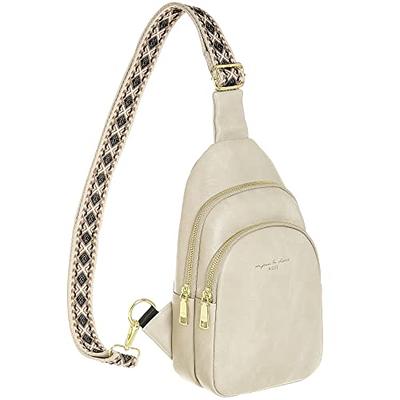 Telena Small Sling Bag for Women Vegan Leather Fashionable Fanny Pack  Crossbody Bags for Women Chest Bag for Travel