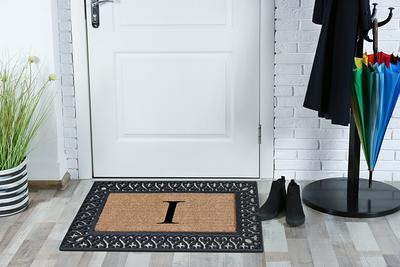 A1HC Rubber and Coir Heavy Duty, Doormat, 30 X 60 Black/Beige