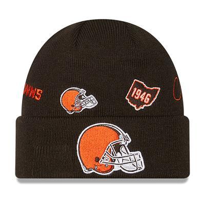 Youth New Era Black Cleveland Browns Social Justice Cuffed Knit Hat