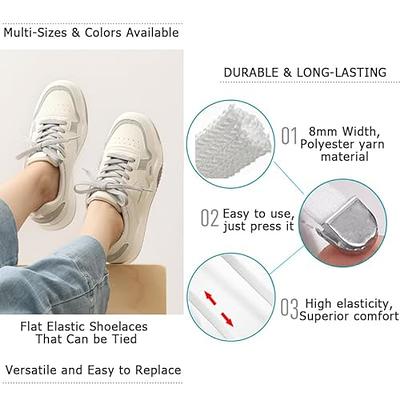VEILLEONG No Tie Shoelaces for Kids and Adult,One Size Fits All,Elastic No  Tie Shoe Laces
