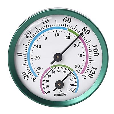 Mini Indoor Thermometer Hygrometer Analog 2 in 1 Temperature Humidity  Monitor Gauge for Home Room Outdoor Offices No Battery Needed - Yahoo  Shopping