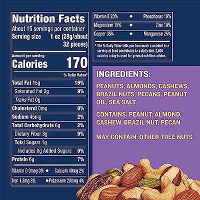 PLANTERS Lightly Salted Mix Nuts, Party Snacks, Plant-Based Protein, 15 Oz  Canister - Yahoo Shopping