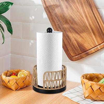 Standing Paper Towel Holder, Kitchen Paper Towel Roll Holder- for