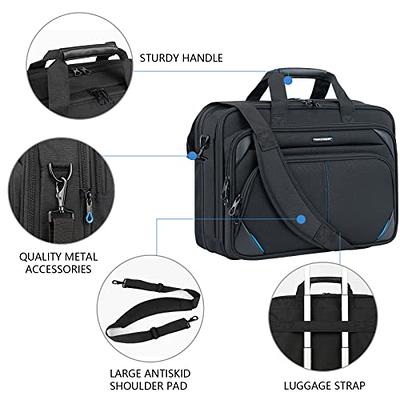 KROSER Laptop Bag 17.3 Inch Premium Laptop Briefcase Expandable