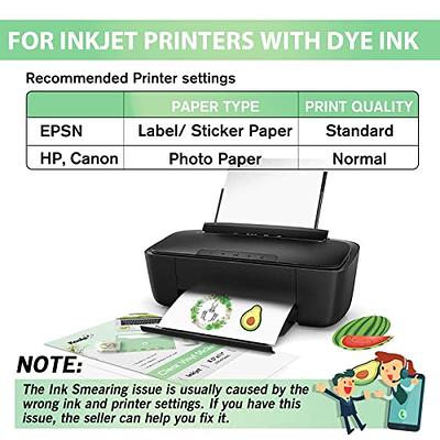 Quality Glossy Sticker Paper for Laser Printer 